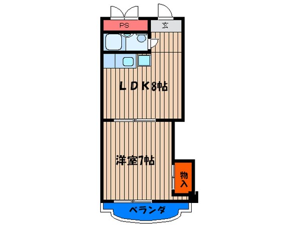 メゾンブランカの物件間取画像